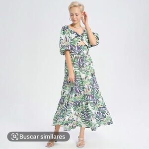 Floral Print Maxi Dress